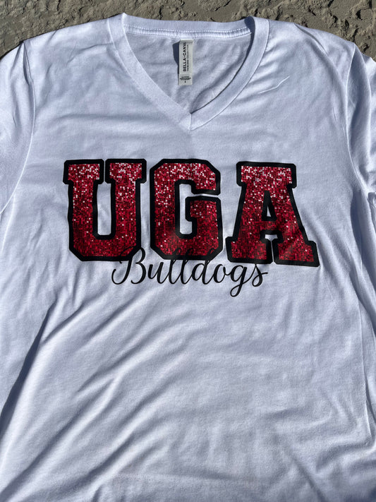 NEW UGA V-neck♥️
