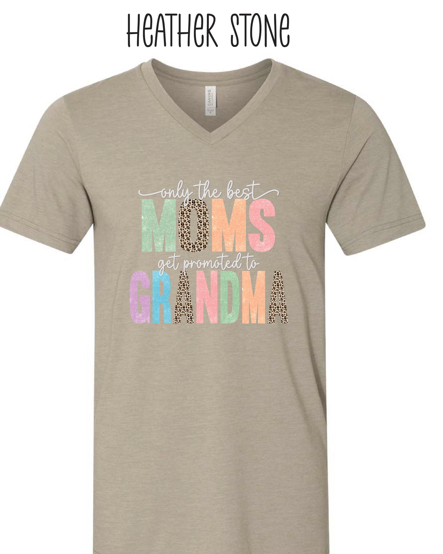 The Best Moms Tri-Blend V-Neck