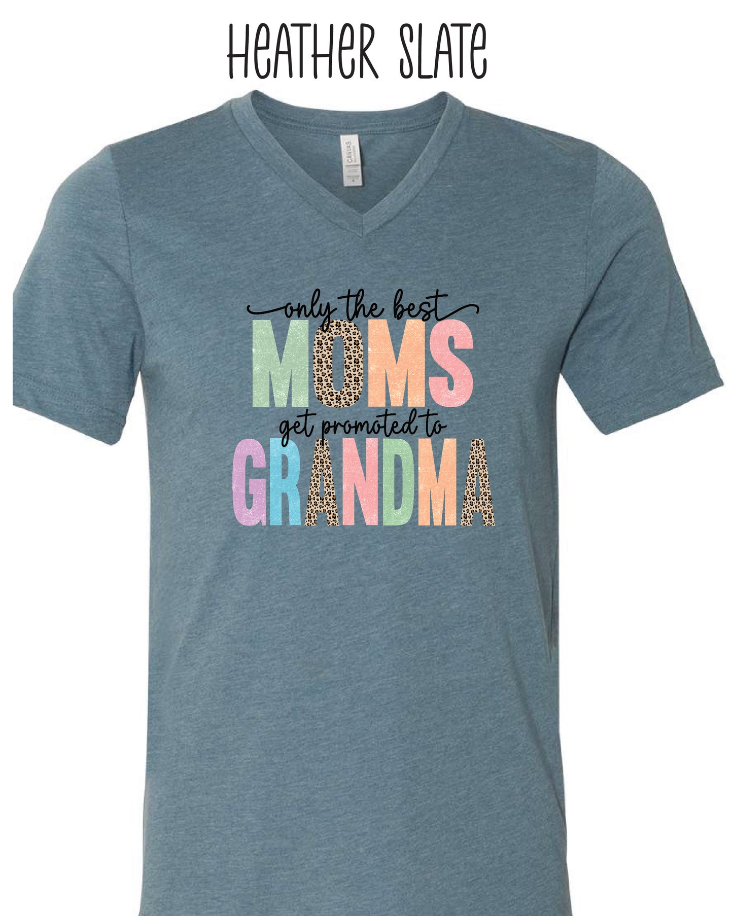 The Best Moms Tri-Blend V-Neck