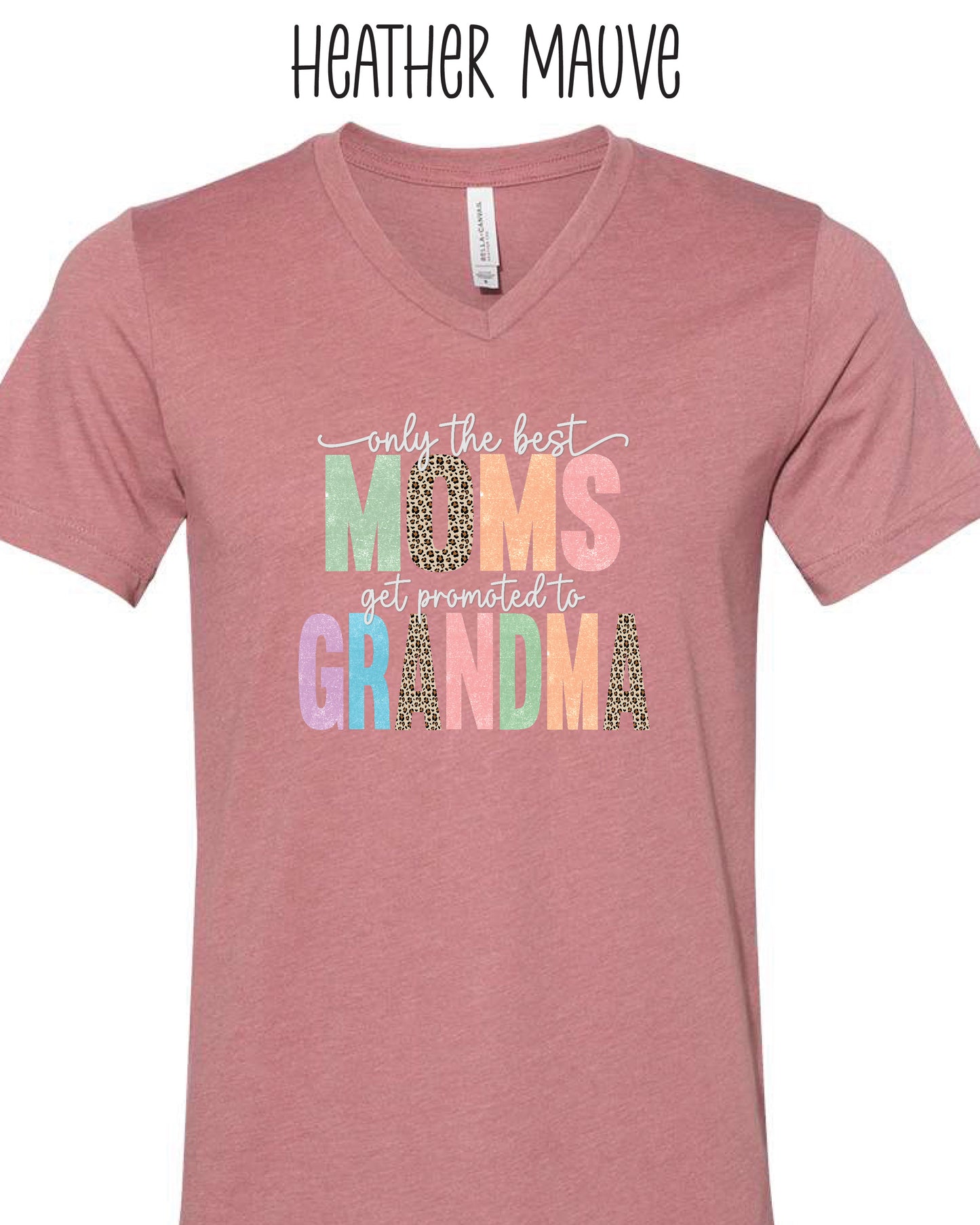 The Best Moms Tri-Blend V-Neck